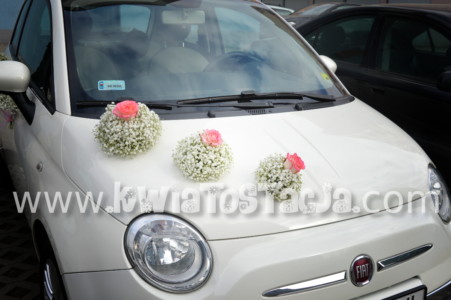 Dekoracja samochodu na ślub Dekoracja samochodu na ślub